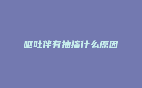 呕吐伴有抽搐什么原因