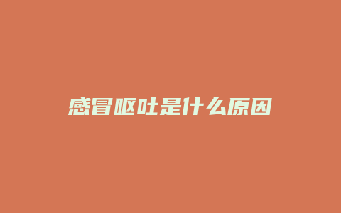 感冒呕吐是什么原因