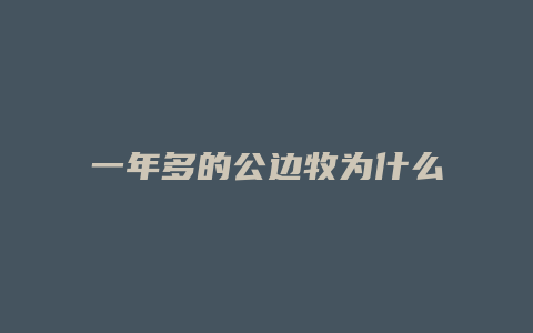 一年多的公边牧为什么有的70斤